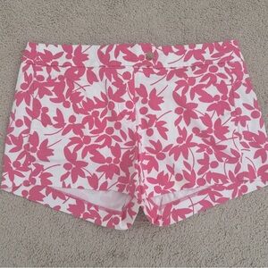 J. Crew Pink Floral Shorts